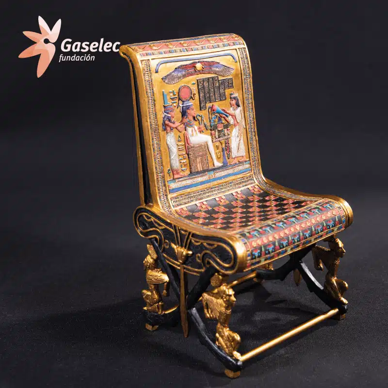 SILLA EGIPCIA COLOR - Imagen 2