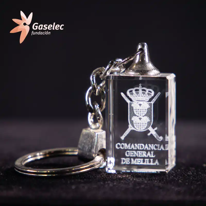 LLAVERO ESCUDO COMANDANCIA GENERAL DE MELILLA 30x20x15