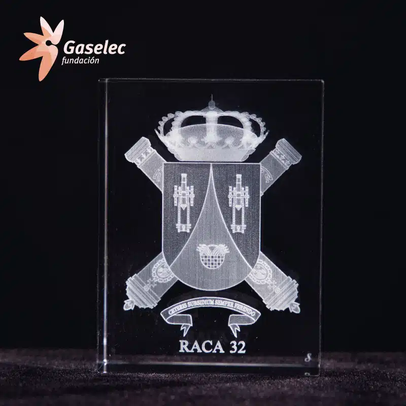 FIGURA ESCUDO RACA Nº32 80x60x30